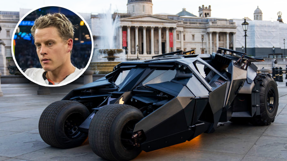 Bengals QB Joe Burrow bought a fully functional Batmobile for $3 million and wants to drive it to every game