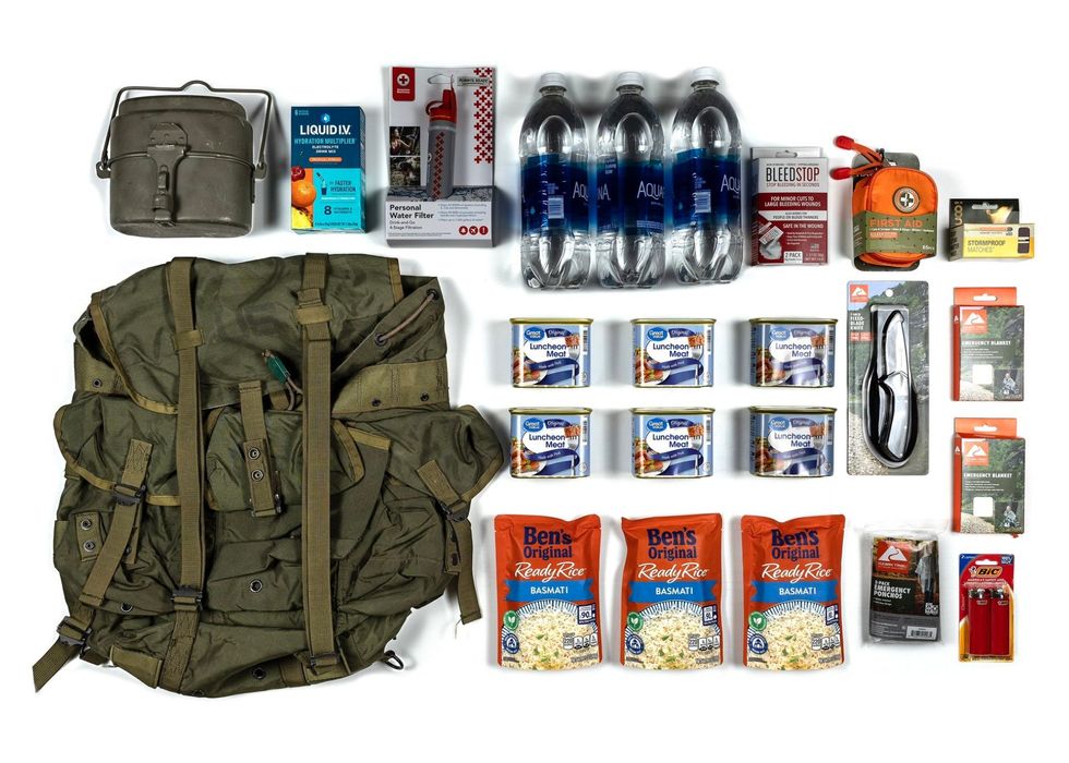 Build a basic 2-person, 72-hour emergency kit for $115