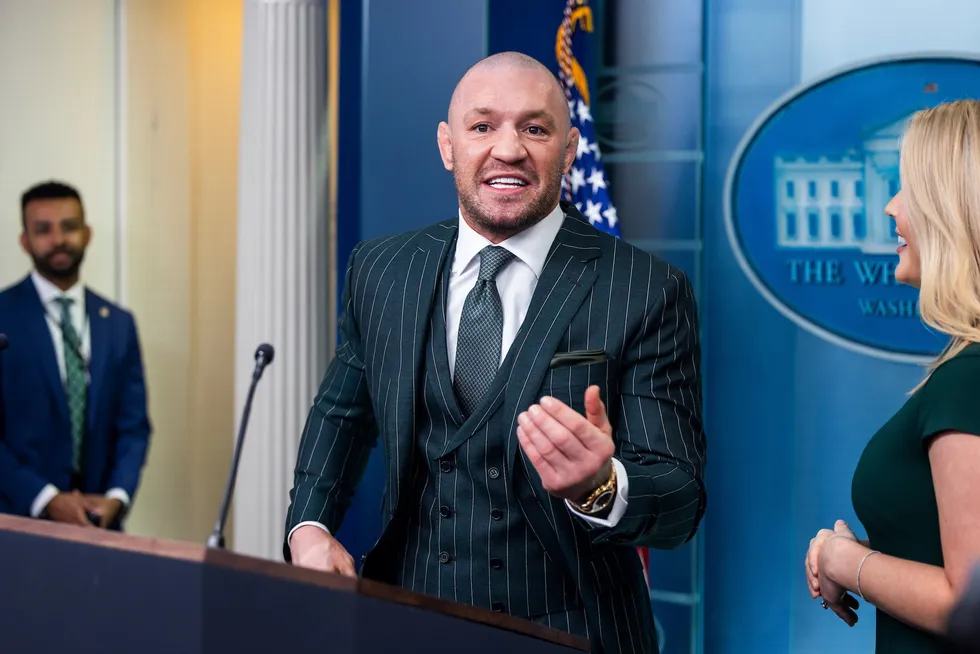 Conor McGregor blasts illegal immigration to Ireland during St. Patrick's Day visit at White House