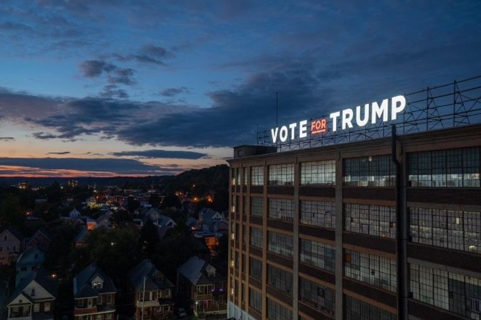 Creator of giant 'Vote for Trump' sign in New York teases run for Congress