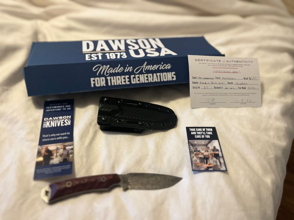 Dawson Knives: Made in America, centered on Christ