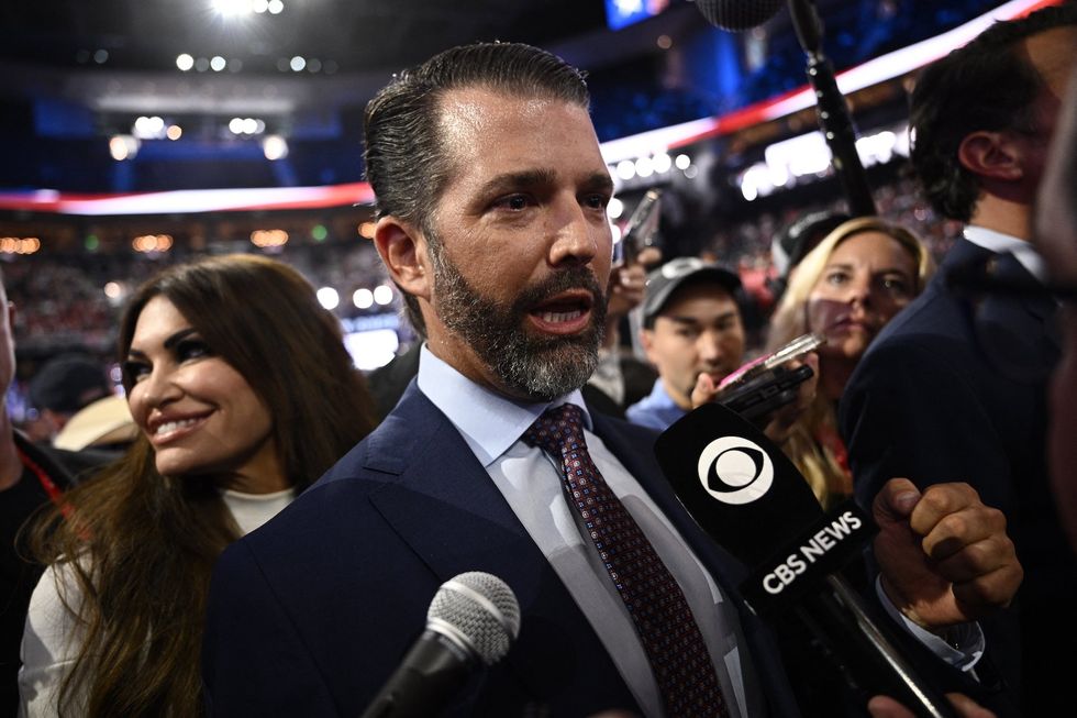 Donald Trump Jr. calls MSNBC reporter a 'clown' in heated confrontation at convention: 'Just get outta here!'