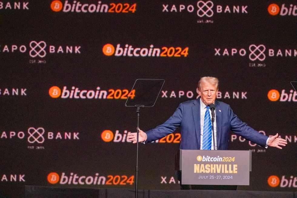 Donald Trump shakes the financial order at the Bitcoin Conference