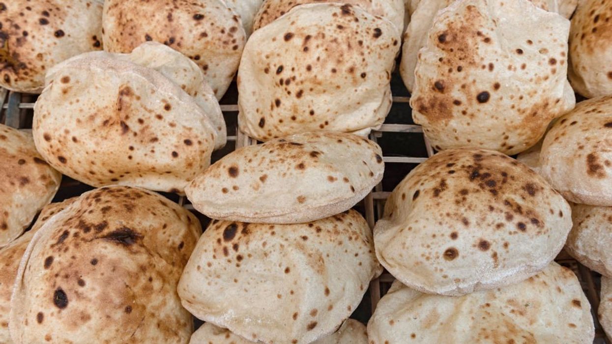 Feed your neighbors with  sourdough pita and dipping oil