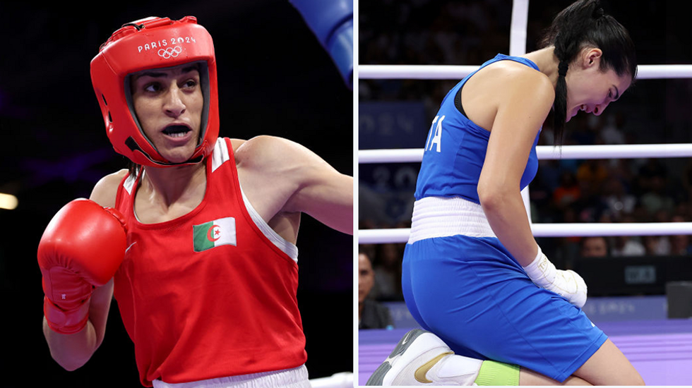 Female Olympic boxer forfeits bout after 46 seconds to opponent mired in gender controversy: 'One punch hurt too much'