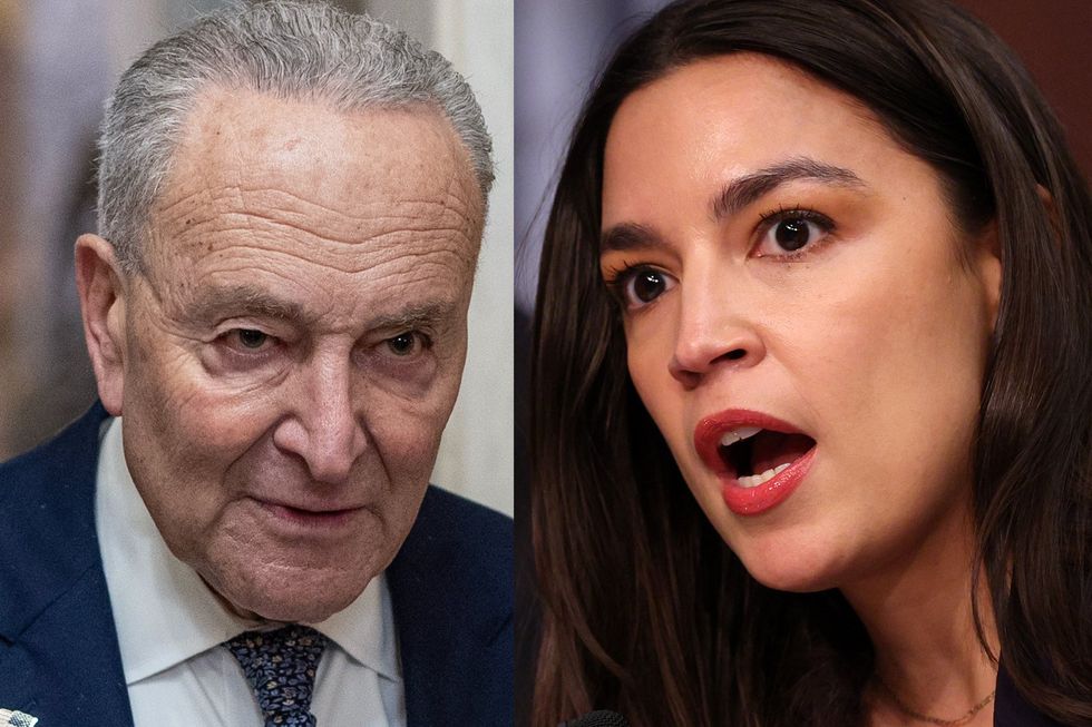 Furious Dems call for Ocasio-Cortez to challenge Schumer after he caves to Republicans on funding bill