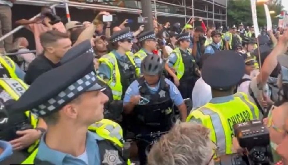 Heavy police presence for DNC as Chicago businesses board up windows, anticipating possible violence: 'Like a police state'