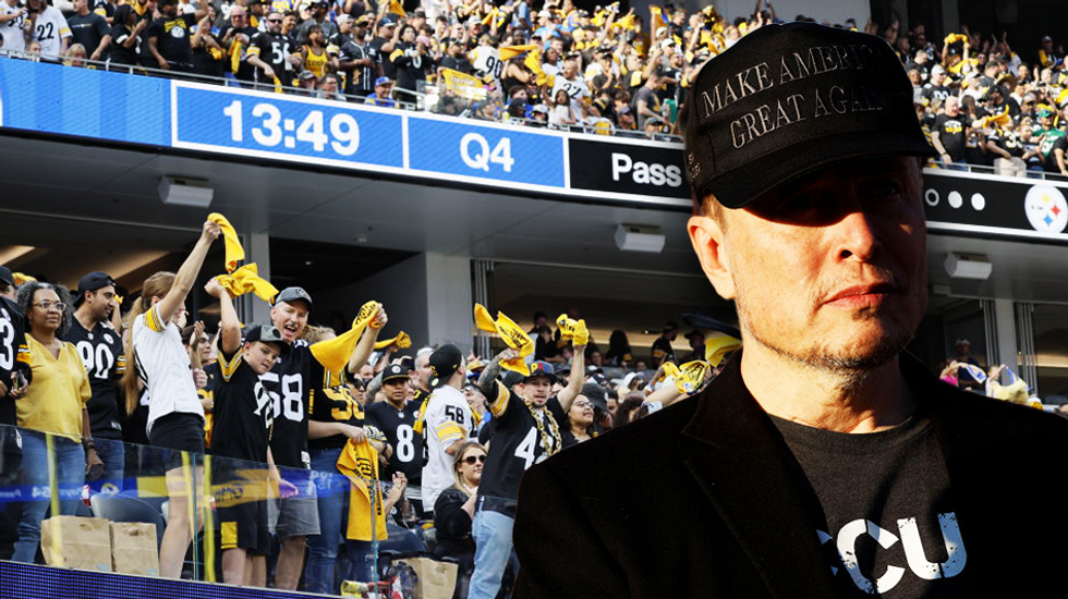 'Hello, hello': Elon Musk waves the Terrible Towel at Steelers game to hype up crowd following Butler rally