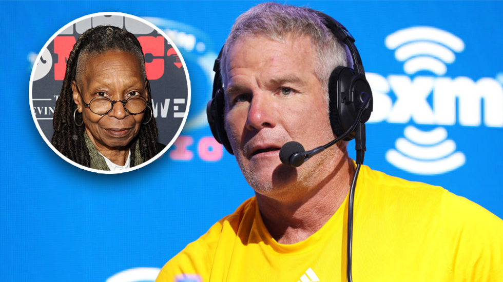 'I can only shake my head': Whoopi Goldberg leaves Brett Favre speechless after saying women should compete against men