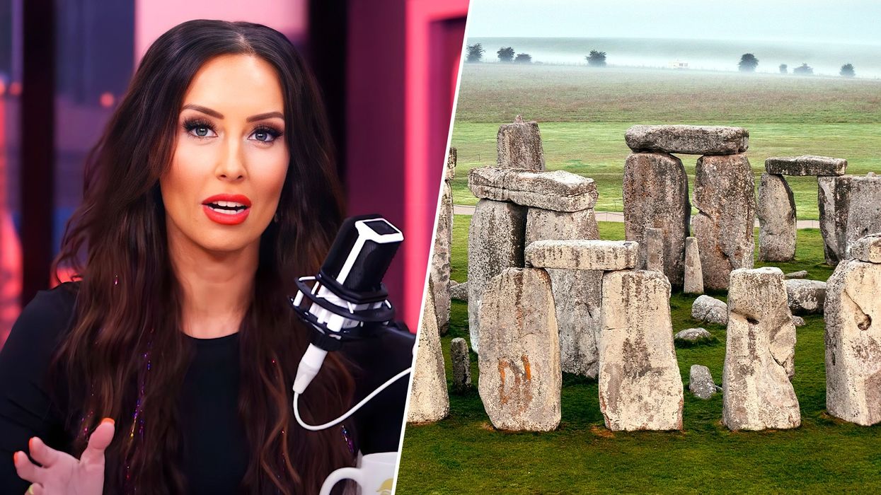 Stonehenge vandalized by climate terrorists!