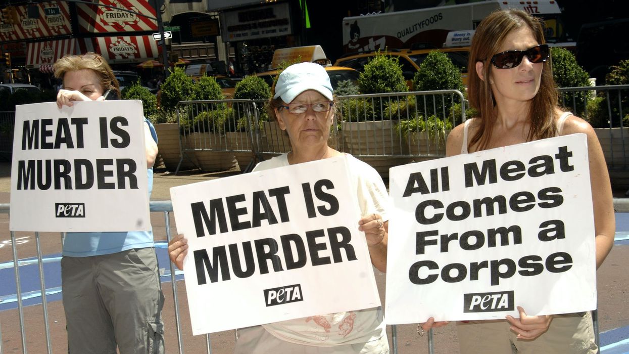 PETA calls on people to 'stop having sex with meat-eating men' after study shows vegan gap: 'Please, don't give a f***'