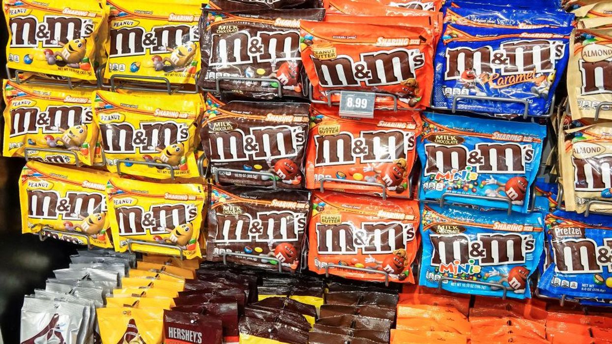RT on X: Famously bigoted and sexist candies M&Ms have received a new  makeover, with a brand-new purple M&M joining the, er, bag. The new  package features the apparently female green, brown