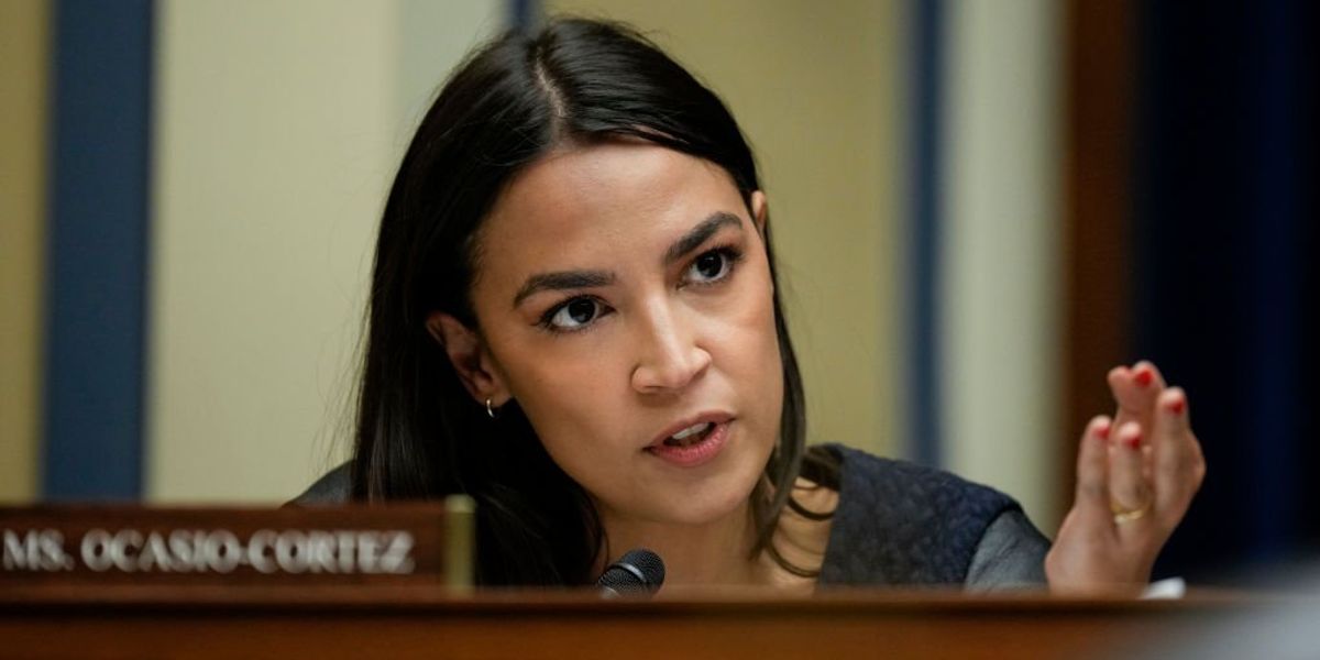 AOC claims women will face 'genital examinations' if biological