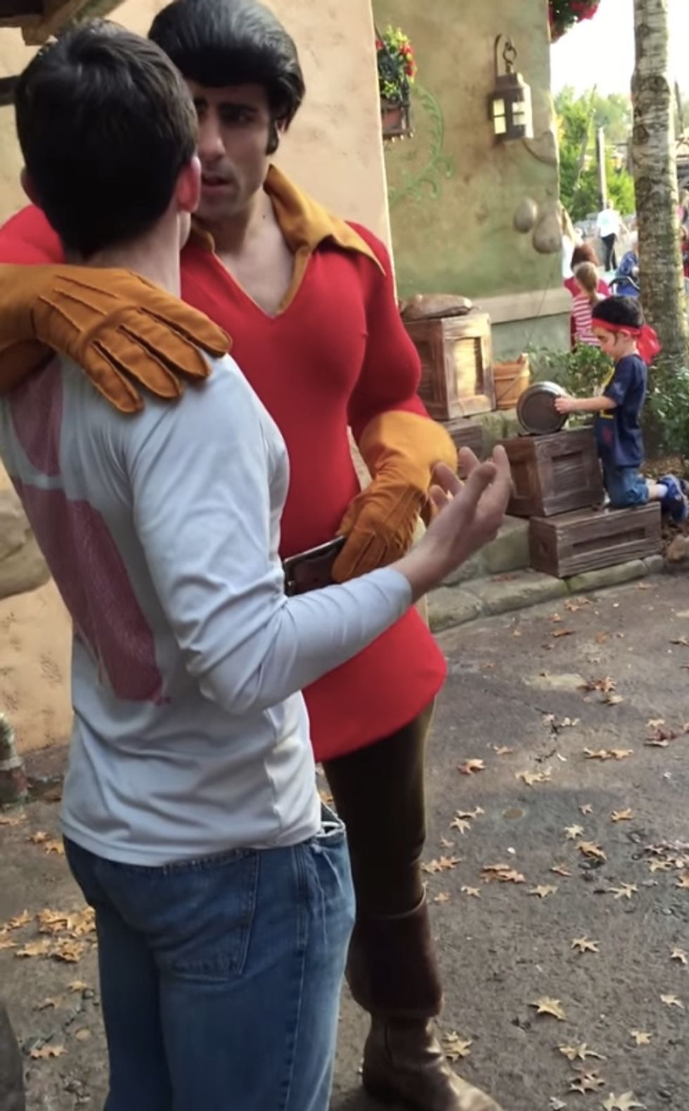 This guy was hoping to impress the ladies, but watch how a Disney character puts him to shame