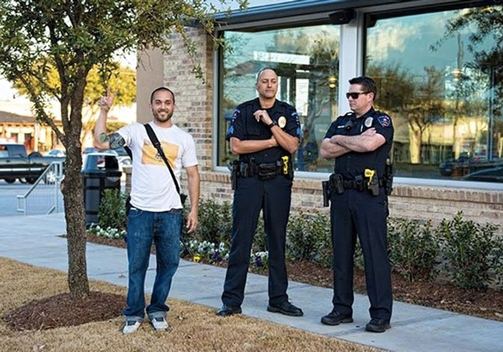 Texas Open Carry Advocates Are Using a Black Panthers Tactic as They Go 'Cop-Watching