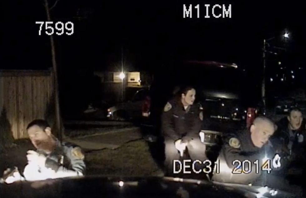 It's All Routine in This Police Dashcam Clip Until Bullets Start Flying at Cops