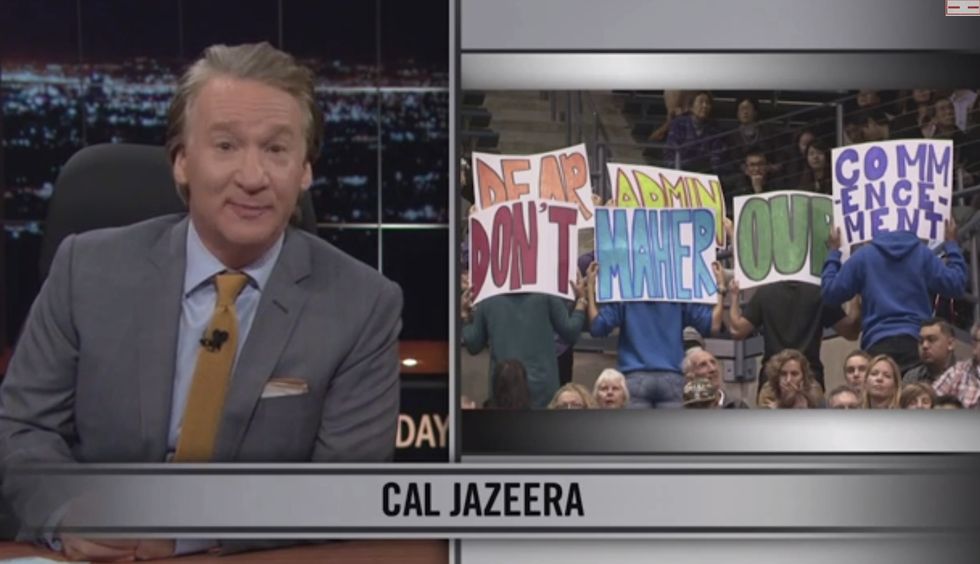 Bill Maher Mocks All the Liberal 'Bab[ies]' That Protest Free Speech