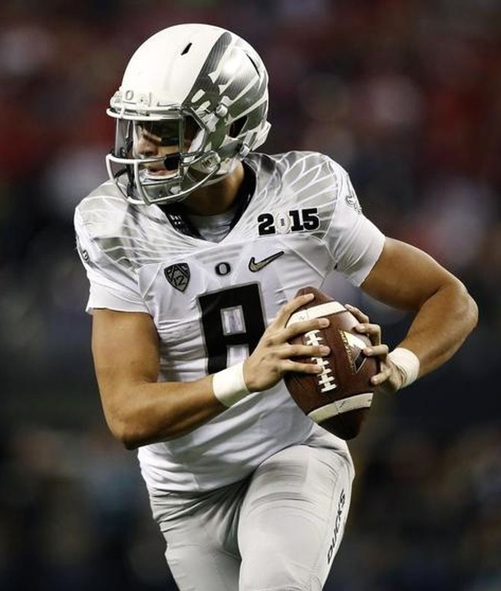 Marcus Mariota Just Destroyed Jameis Winston at the NFL Scouting Combine. Watch It Happen.