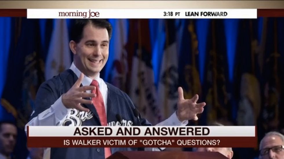 Fireworks on MSNBC: 'Morning Joe' Hosts Battle Over Scott Walker and Rudy Giuliani