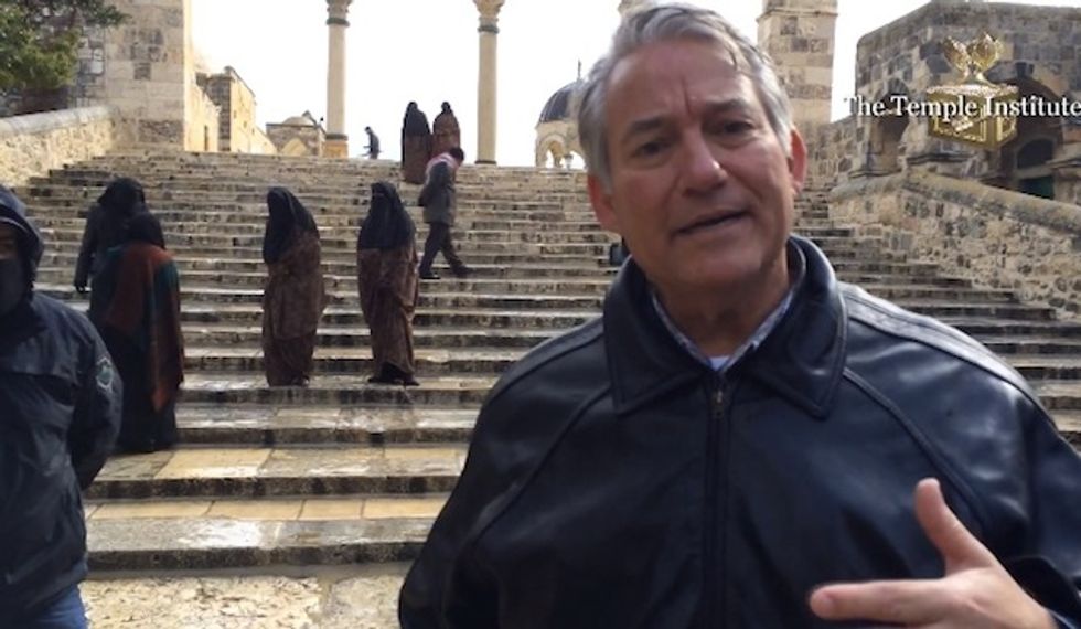 Video: After Being Verbally Accosted on the Temple Mount, U.S. Congressman Has the Perfect Response