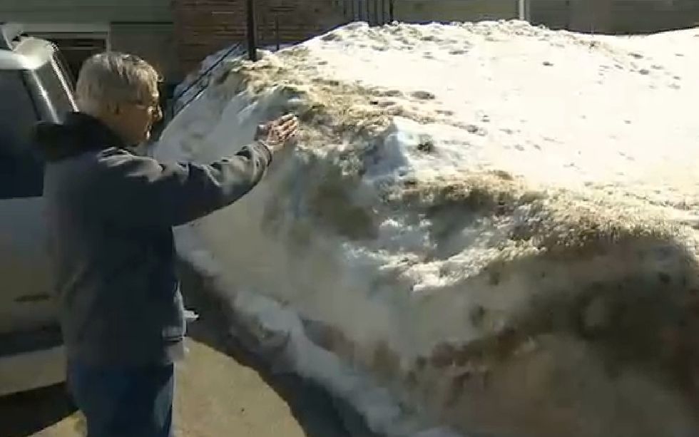 City Repeatedly Tickets Man For Failing to Shovel His Sidewalk. Man Does Not Have a Sidewalk.