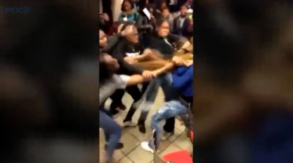 Girl Viciously Beaten by Four Teens Inside Brooklyn McDonald's; Crowd Just Watches and Cheers