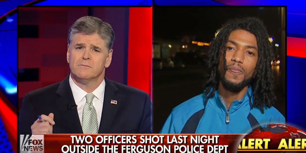 Ferguson Protester Hears Facts From DOJ Report for First Time as Hannity Reads It to Him Live On-Air