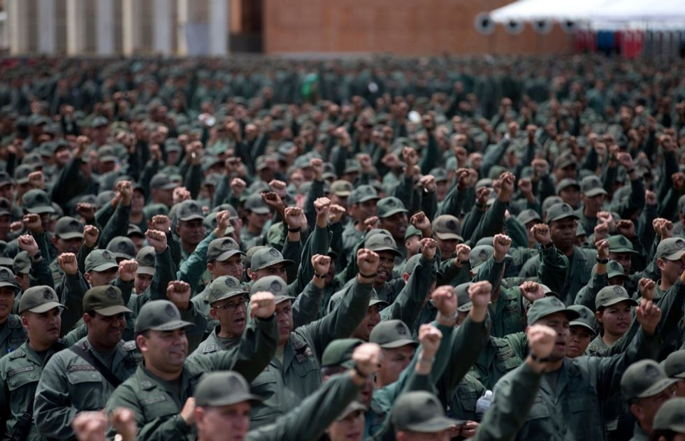 Citing U.S. Threat, Venezuela Rolls Out 100,000 Members of Armed Forces for Military Exercises