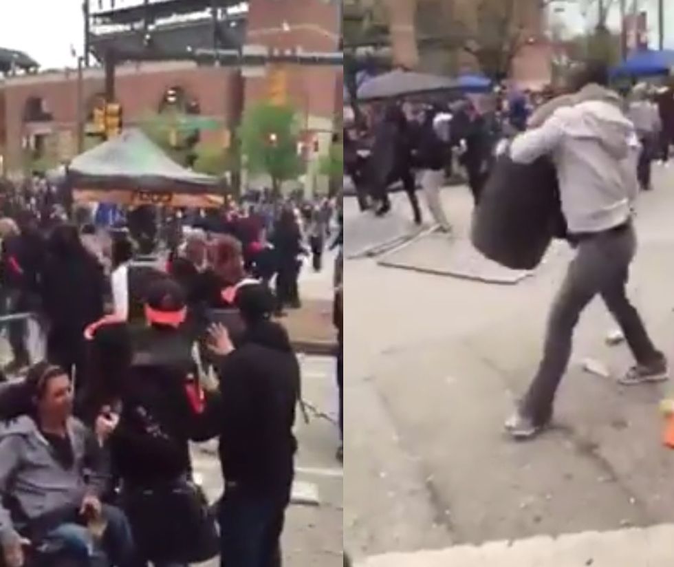 Brutal Videos Capture Baltimore Violence: 'People Are Getting Kicked in the Head Out There!