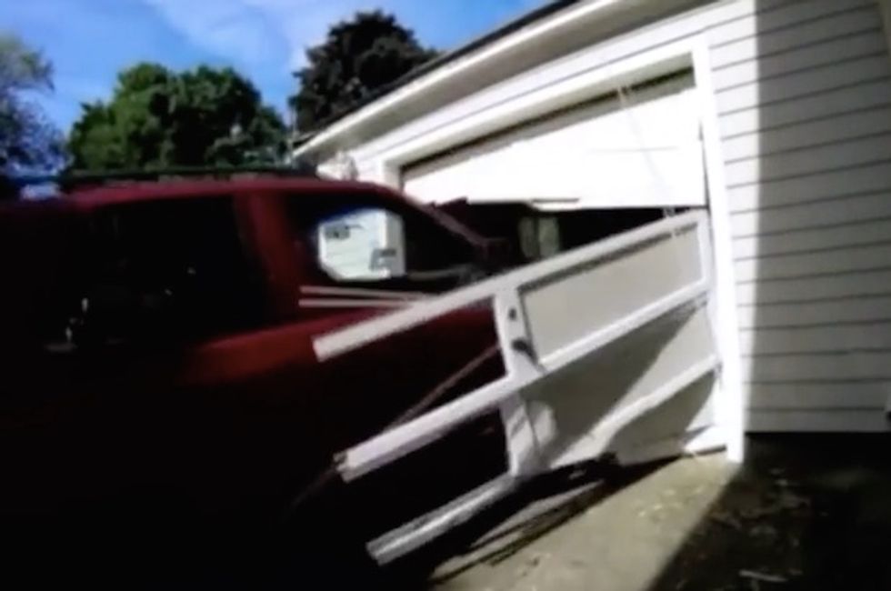 90-Year-Old Man Crosses Final Item Off His Bucket List: Crashing Through a Garage