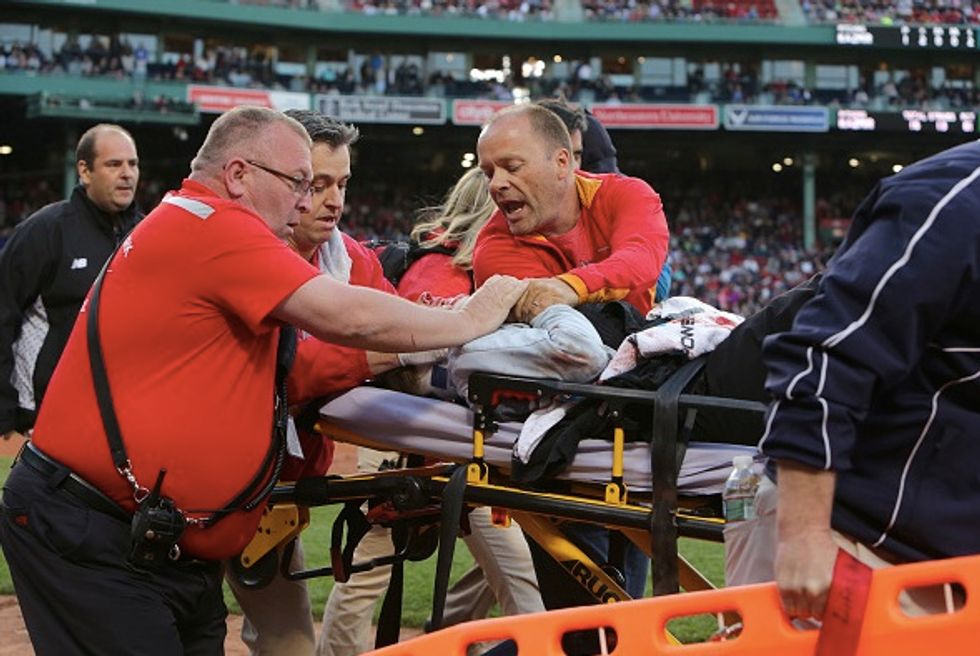 Police: Life-Threatening Injury to Fan Hit by Broken Bat at Fenway Park