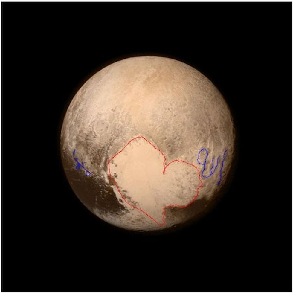 User on Pro-Islamic State Website Sees Muslim Message Hidden in NASA's Pluto Photos