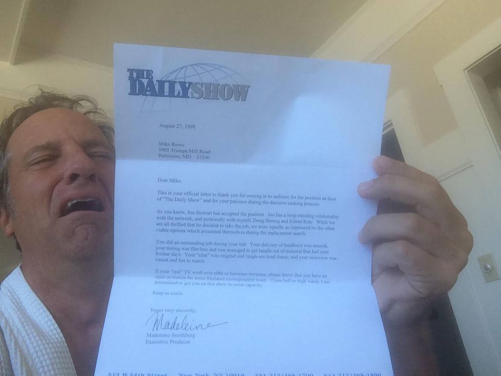 Mike Rowe Shows a Fan How to Handle Rejection by Sharing Amazing 17-Year-Old Rejection Letter That Was 'Hardest One' to Accept