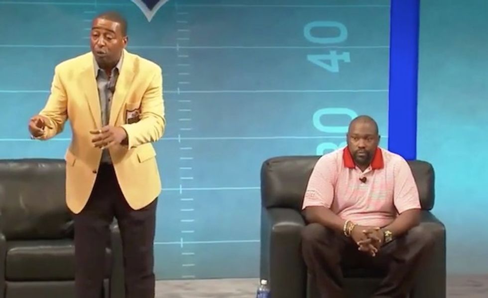 NFL Hall of Famer Apologizes After Old Video Surfaces of Him Telling Rookies, 'You Got to Have a Fall Guy