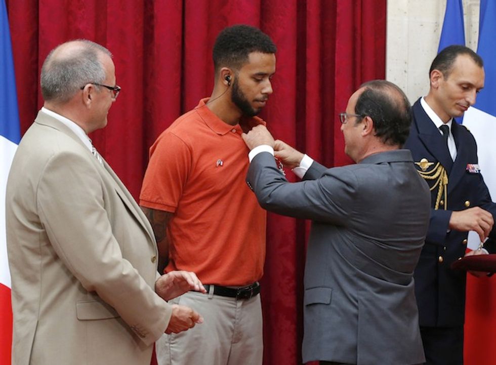 The Three Americans and Briton Who Prevented Train Massacre Awarded France's Top Honor