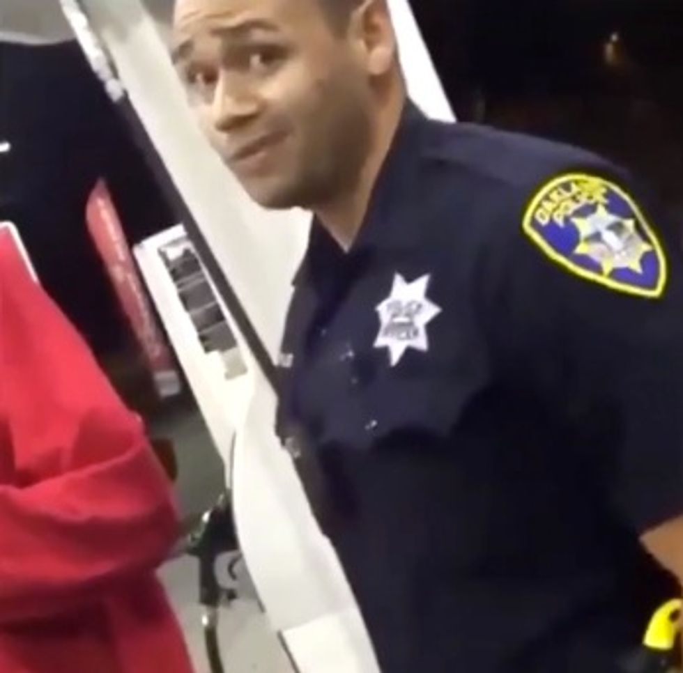 15-Second Video Has a Cop Under Investigation for Allegedly Spitting in a California Man's Face