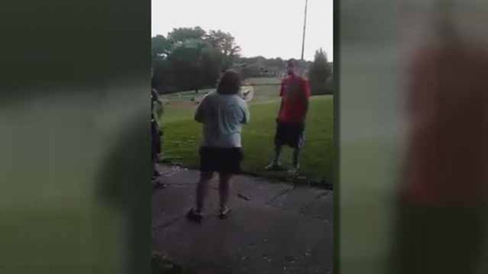 Jaw-Dropping Video Captures Moment Mom Pulls Gun on Foul-Mouthed Teens: 'Stay Away From My…Son!\