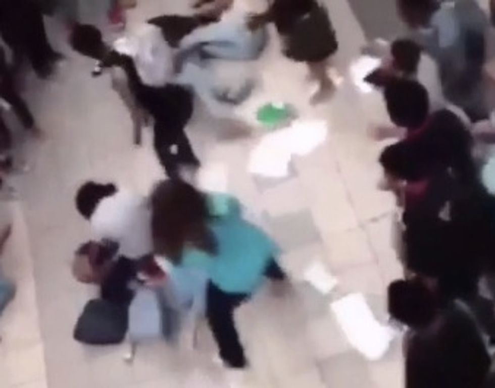 Out of Control Texas High School Brawl Caught on Cellphone Video — Student Shrugs Off as 'Just Another Fight\