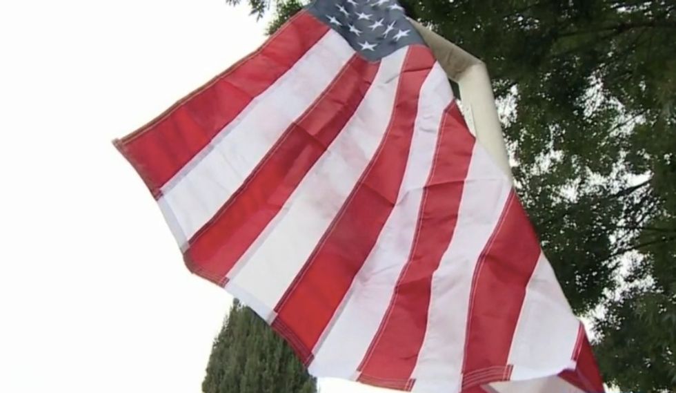 Marine Vet Who's Flown an American Flag in His Front Yard for 15 Years Wakes Up to a Sad Sight: 'How Can They Do That?