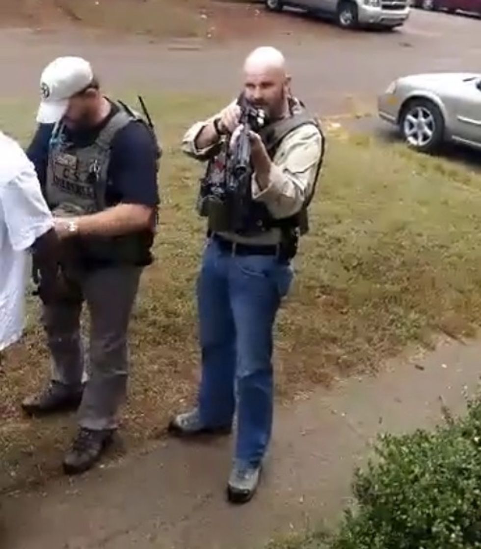 Pure Intimidation': U.S. Marshal Points Rifle for Several Minutes at Man Videotaping Nephew's Arrest, Incident Goes Viral