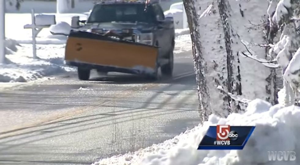 Massachusetts Police Charge Man for Opening Fire on a Snow Plow