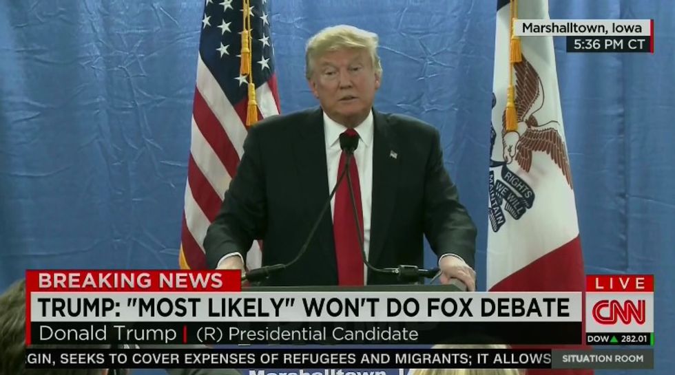 Donald Trump Will Not Participate in Fox News Debate