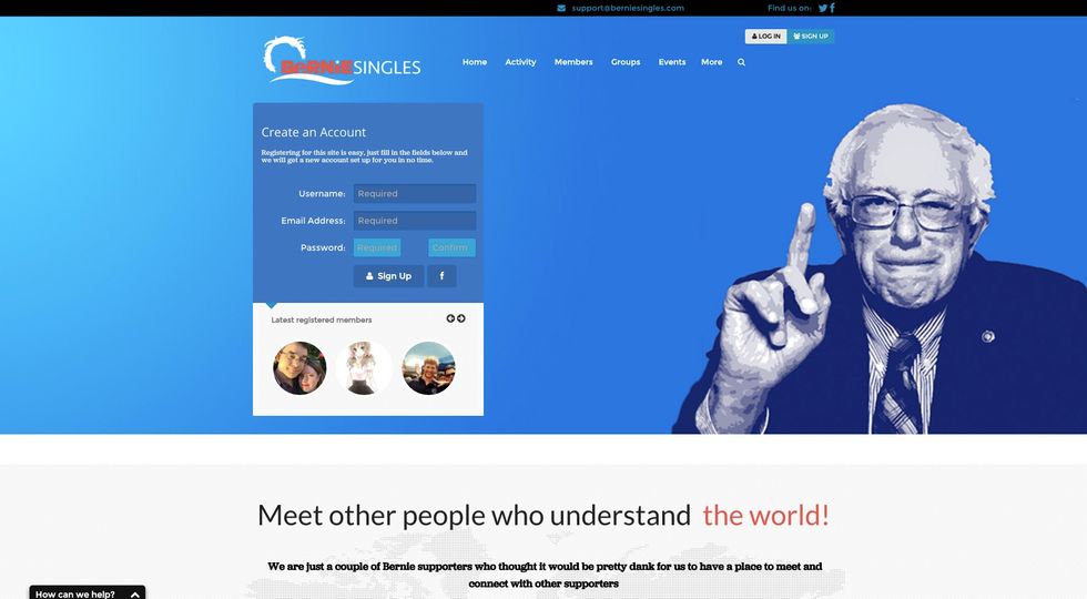 New Dating Website Targets Singles Who Want to 'Feel the Bern