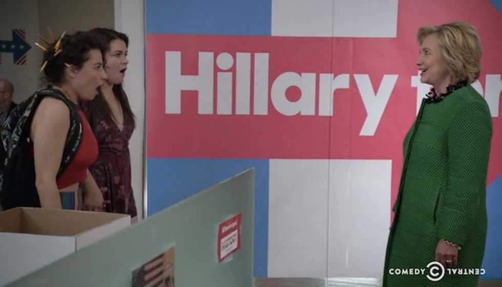 Sneak Preview: Clinton's Cameo on Comedy Central's 'Broad City