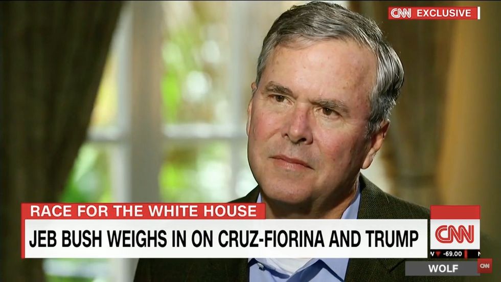 Jeb Bush: Cruz Naming Fiorina Early as Running Mate Is a 'Smart Move