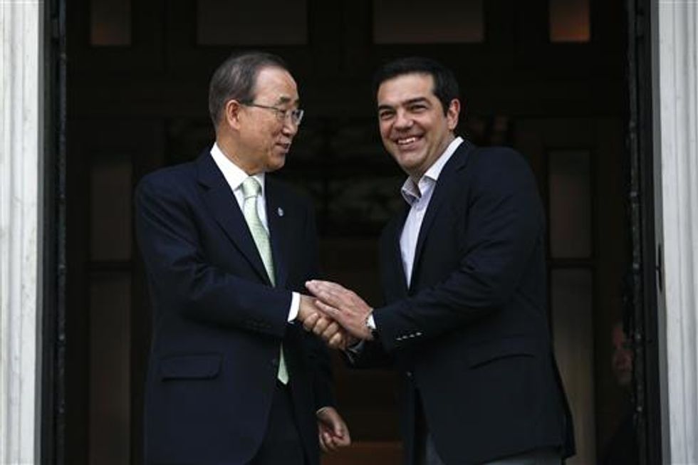 UN Secretary General Praises Greek Efforts to Assist Refugees 
