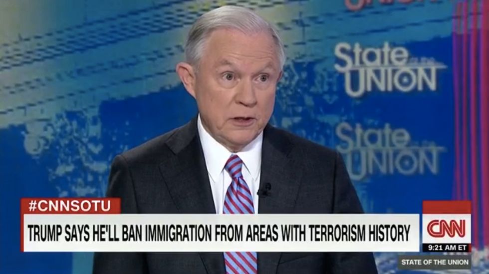 You Don't Have the Constitutional Right to Come to America': Sen. Sessions Defends Trump's Call to 'Suspend Immigration