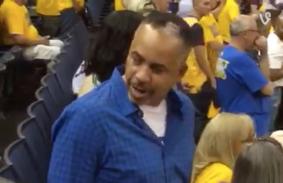 First, His Son Loses Game 7 of NBA Finals. Then, Fan Just Adds Insult to Injury With This Moment Caught on Video.