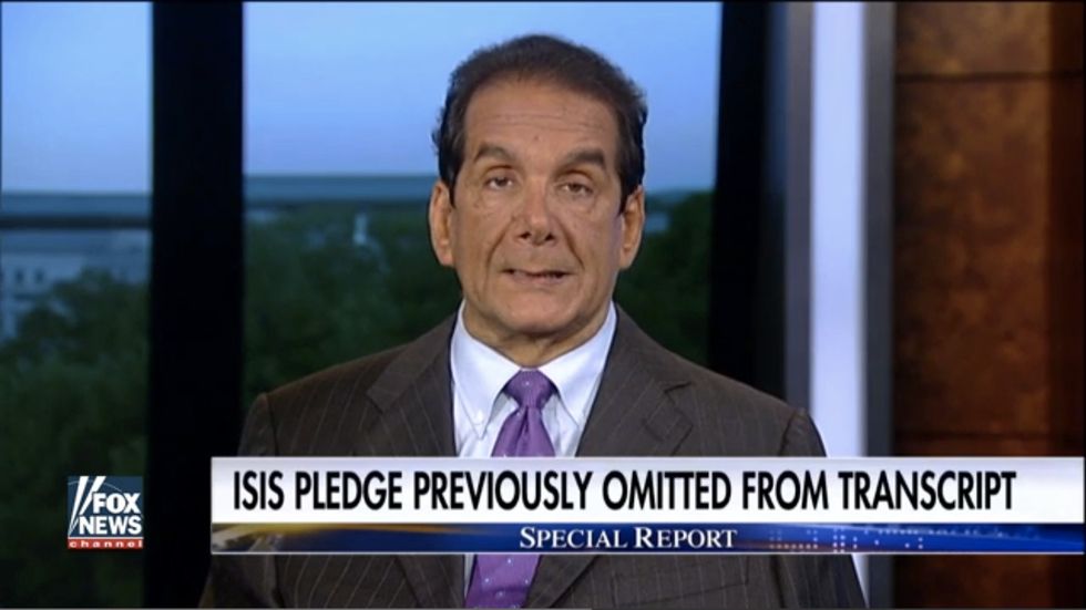 Krauthammer: Obama Administration is 'Fanatical' About Hiding 'Connection' Between Islam and Terrorism