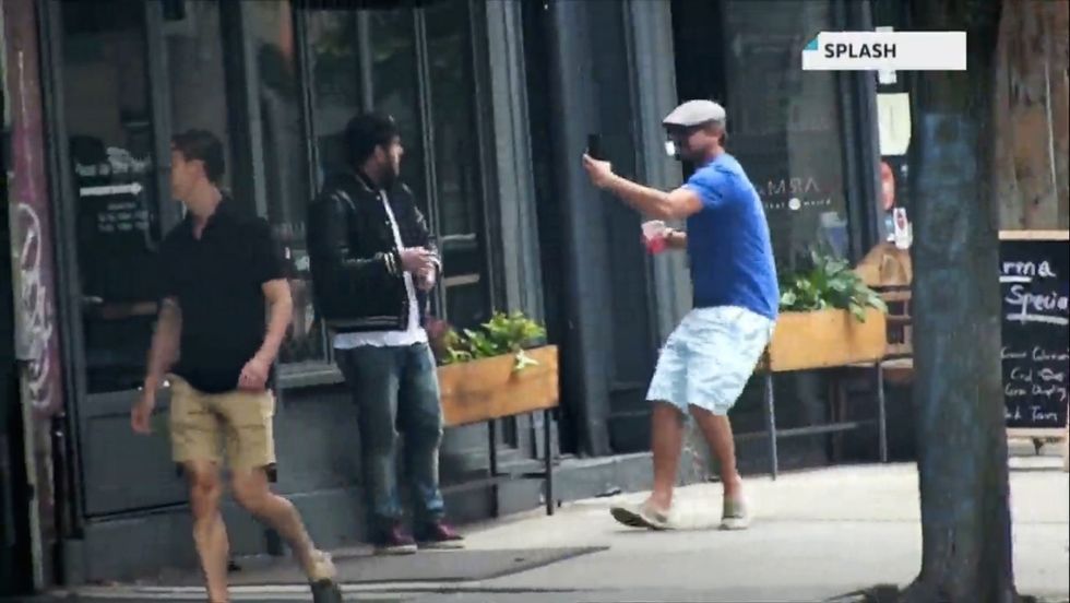 Jonah Hill Visibly Startled by Apparent Fan Who Rushes Him With Camera — Then He Realizes Who It Is